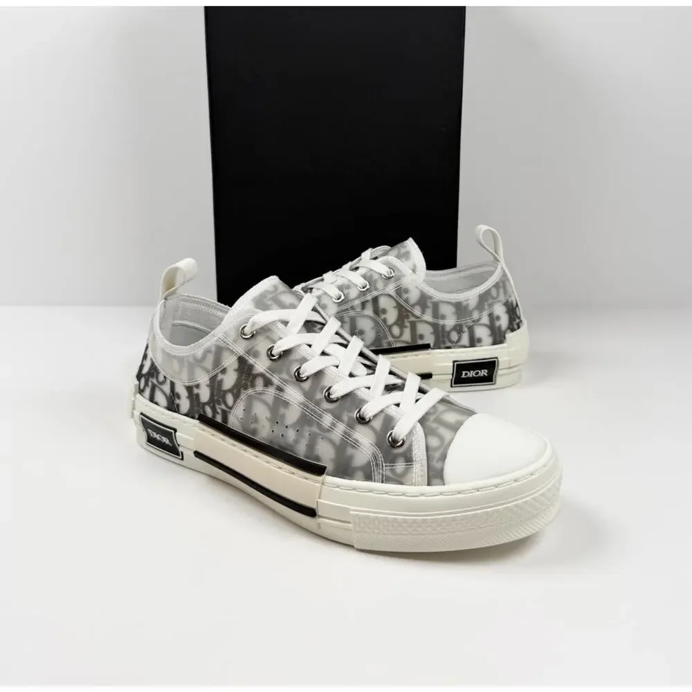 Size 41EU/8US - Dior B23 Oblique White Black Low Top NEW! - Picture 2 of 11